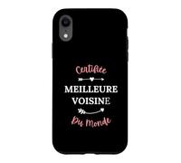 Carcasa para iPhone XR Humour Voisin voisine meilleure voisine