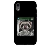 Carcasa para iPhone XR Hurón Hay Movimiento en tu Puerta de Entrada Tonto