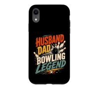 Carcasa para iPhone XR Husband Dad Bowling Legend Funny Bowler Father