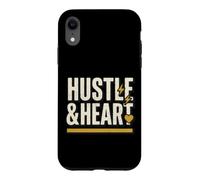 Carcasa para iPhone XR Hustle Heart Motivacional Emprendedor Moler Ambición