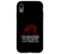 Carcasa para iPhone XR I Am A Wrestler - Divertido Aspecto Desgastado de Lucha Libre