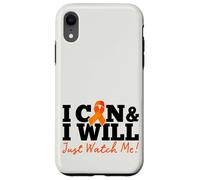 Carcasa para iPhone XR I Can & I Will Beat Leukemia Cancer Warrior Just Watch Me