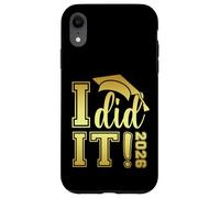 Carcasa para iPhone XR I Did It Graduation 2026 Graduate Class of 2026 Senior 26