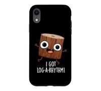Carcasa para iPhone XR I Got Log-a-Rhythm Juego de Palabras matemáticas Divertido