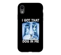 Carcasa para iPhone XR I Got That Dog in Me Dog Xray Meme Funny Dog Chihuahua