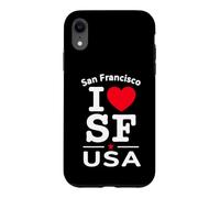 Carcasa para iPhone XR I Heart San Francisco I Love SF USA Californ Graphic Design