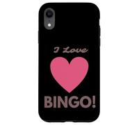 Carcasa para iPhone XR I Love Bingo! Funny Old Lady Costume Men & Women Bingo