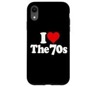 Carcasa para iPhone XR I Love Heart The 70s 1970s DECADA