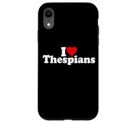 Carcasa para iPhone XR I Love Heart THESPIANS Teatro Drama ACTORES