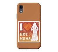 Carcasa para iPhone XR I Love Hot Moms Boho - Camiseta para Hombre y Mujer, diseño con Texto Divertido
