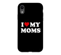 Carcasa para iPhone XR I Love My Moms Gay Pride Two Moms Are Better Than One Mother