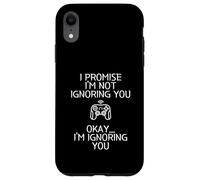 Carcasa para iPhone XR I Promise I'm Not Ignoring You.. Funny Sarcastic Gamer Humor