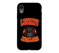 Carcasa para iPhone XR I Rescue Bombay Cat What's Your Superpower Funny Cats Lover