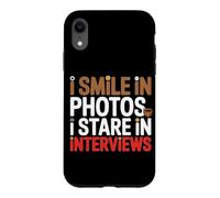 Carcasa para iPhone XR I Smile IN Photos I Stare IN INTERVIEWS
