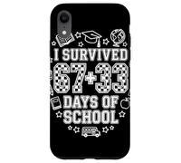 Carcasa para iPhone XR I Survived 67+33 Days of School Funny Math 100th Day School