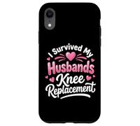Carcasa para iPhone XR I Survived My Husbands Knee Replacement Cirugia Articular