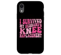 Carcasa para iPhone XR I Survived My Husbands Knee Replacement Cirugia Articular