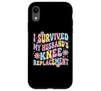 Carcasa para iPhone XR I Survived My Husbands Knee Replacement Cirugia Articular