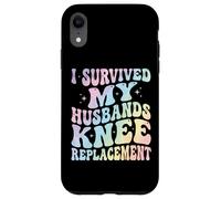 Carcasa para iPhone XR I Survived My Husbands Knee Replacement Cirugia Articular