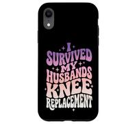 Carcasa para iPhone XR I Survived My Husbands Knee Replacement Cirugia Articular