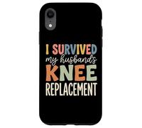 Carcasa para iPhone XR I Survived My Husbands Knee Replacement Cirugia Articular