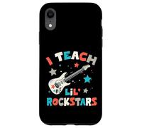Carcasa para iPhone XR I Teach Lil' Rockstars, Profesor de música Rock, Banda de Guitarra