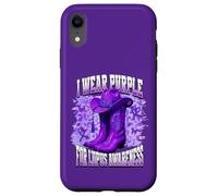 Carcasa para iPhone XR I Wear Purple For Lupus Awareness