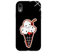 Carcasa para iPhone XR Ice Cream Skull Spoopy Yami Kawaii Halloween Design, Spooky