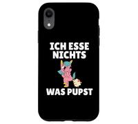 Carcasa para iPhone XR Ich Esse Nada Que pupst Veganos y Vegetarianos.