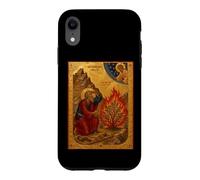 Carcasa para iPhone XR Icono católico de Moisés y la zarza ardiente