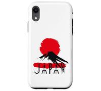 Carcasa para iPhone XR Icono de Viaje al Atardecer del Monte Fuji de Japón para Amantes de la Cultura
