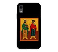 Carcasa para iPhone XR Icono ortodoxo Santos Cosme y Damián