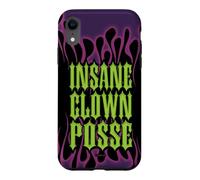 Carcasa para iPhone XR ICP Purple Flames Old English Logo Horrorcore Rap Music