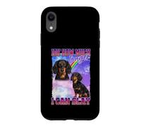 Carcasa para iPhone XR IDK How Much Longer Slay Black Long Haired Dachshund Lover
