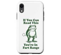 Carcasa para iPhone XR If You Can Read This You'Re In Fart Range Frog