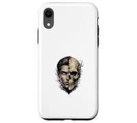 Carcasa para iPhone XR Ilustración de Concepto de cráneo de Muerte de Vida de Doble