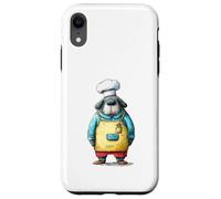 Carcasa para iPhone XR Ilustración del Cocinero culinario del Chef del Perro caprichoso