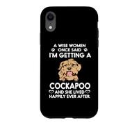 Carcasa para iPhone XR I'm Getting A Cockapoo Funny Dog Mom Puppy Lovers