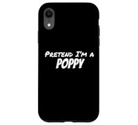 Carcasa para iPhone XR Imagina Que Soy una Amapola Perezosa Fiesta de Disfraces de Halloween