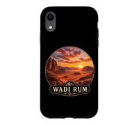 Carcasa para iPhone XR Impresionante Wadi Rum Desierto Puesta del Sol Medio Oriente Paisaje