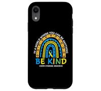 Carcasa para iPhone XR In October We Wear Blue Yellow Kind Down Syndrome Awareness