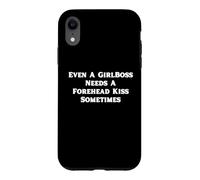 Carcasa para iPhone XR Incluso un Girlboss Necesita Un Beso En La Frente A Veces Lindo