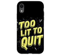 Carcasa para iPhone XR Increíble Demasiado Iluminado para Dejar de Decir para niños y niñas