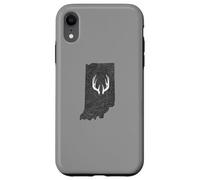 Carcasa para iPhone XR Indiana IN Deer Hunting Shed Antlers Design