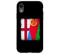 Carcasa para iPhone XR Inglaterra Eritrea Media Bandera Inglesa Herencia Eritrea