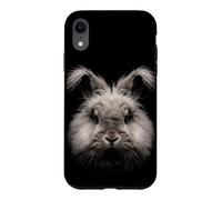 Carcasa para iPhone XR Inglés Angora Conejo Cara Bosque Fauna Silvestre