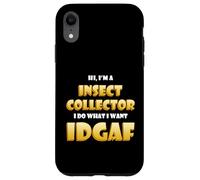 Carcasa para iPhone XR Insect Collector Idgaf Meme Bug Science Ant Studying Insects