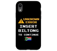 Carcasa para iPhone XR Insert Biltong Retro Funny Error South Africa Braai Dad Joke