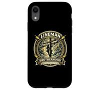 Carcasa para iPhone XR Insignia de Lineman Brotherhood Keeping The Lights On