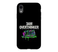 Carcasa para iPhone XR Insomnia 3AM Overthinker Melting Clock Aesthetic